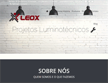 Tablet Screenshot of leox.com.br